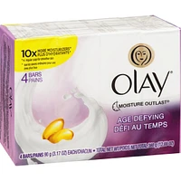 Olay Moisture Outlast Age Defying Beauty Bar 90 g, 4 count