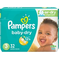 Pampers Baby-Dry Diapers Size
