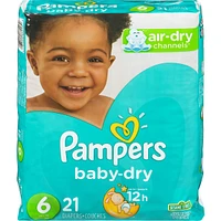 Pampers Baby-Dry Diapers Size Count
