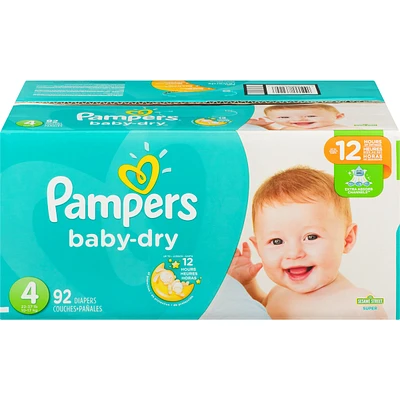 Pampers Baby-Dry Diapers Size Count