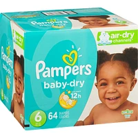 Pampers Baby-Dry Diapers Size 6 64 Count