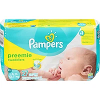 Pampers Swaddlers Preemie Diapers Size P-1 27 count