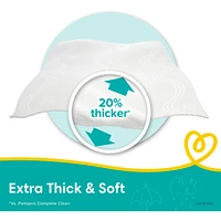 Pampers Baby Wipes Sensitive Perfume Free 1X Pop-Top 56 Count