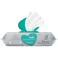 PAMPERS BABY WIPES EXPRESSIONS 3XFTMT Frag Free 4/168