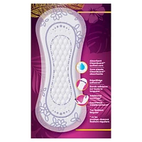 Always Radiant Daily Liners Long Absorbency, Up to 100% Odor-free, 46 Count
