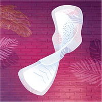 Serviettes Always Radiant FlexFoam, taille 2, flux abondant, protection sans fuites ni odeurs à 100 %, avec ailes, parfumées, 26 u