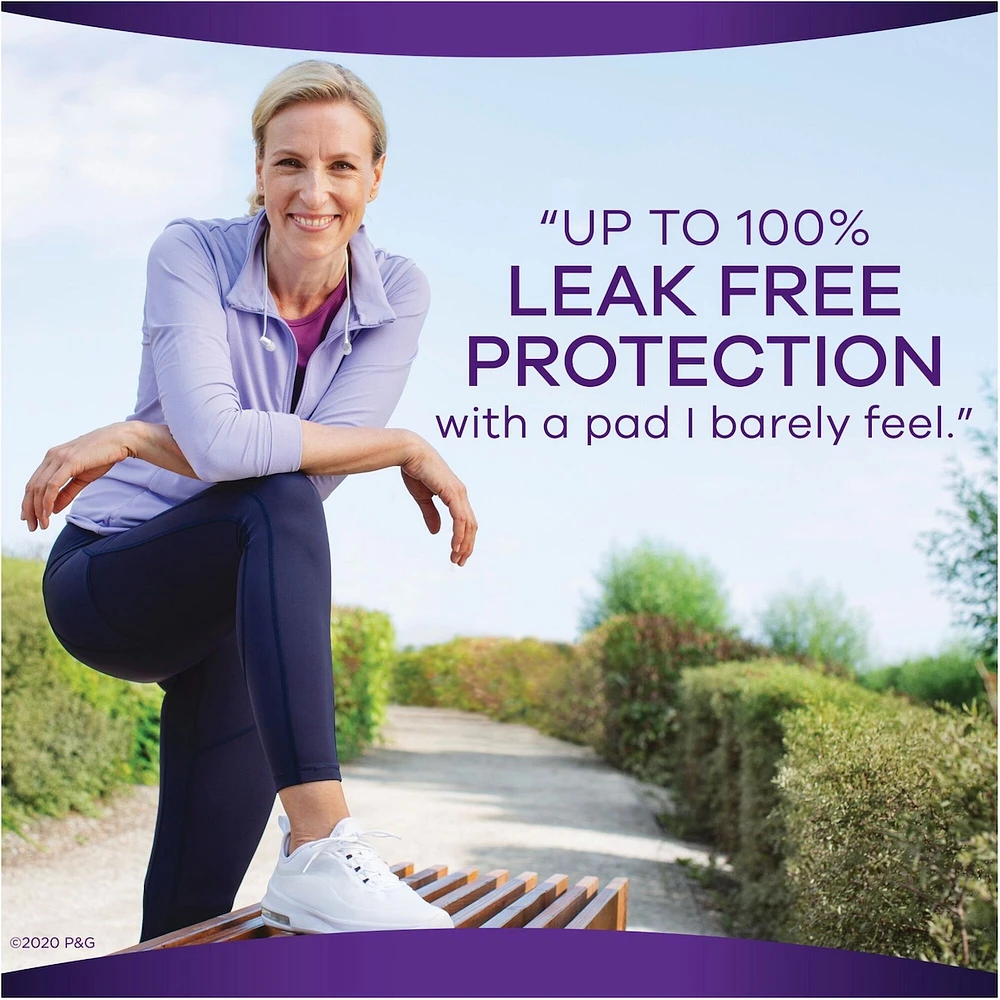 Discreet Heavy Long Incontinence Pads, 39 Count