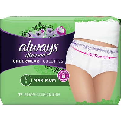 Discreet, Postpartum Incontinence Underwear, Maximum