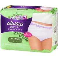 Discreet, Postpartum Incontinence Underwear, Maximum