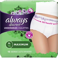 Discreet, Postpartum Incontinence Underwear, Maximum