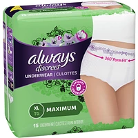 Discreet, Postpartum Incontinence Underwear, Maximum