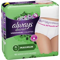 Discreet, Postpartum Incontinence Underwear, Maximum