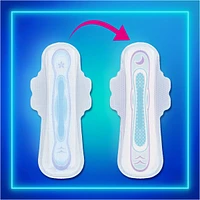 Always Ultra Thin Pads Size 5 Extra Heavy Overnight Absorbency Unscented with Wings