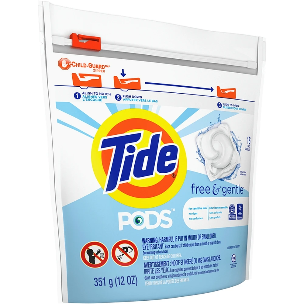 Free & Gentle, Liquid Laundry Detergent Pods