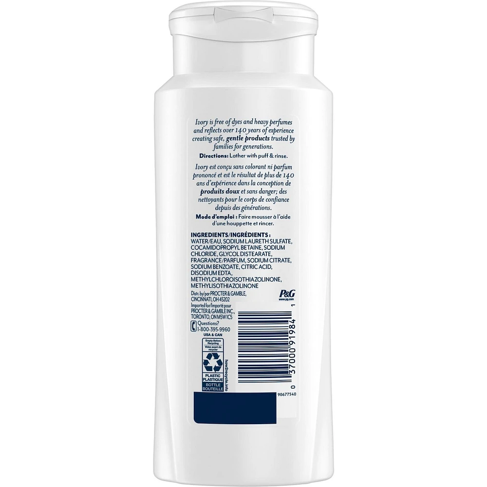 Ivory Body Wash Aloe Scent 621 mL