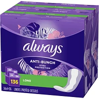 Anti-Bunch Xtra Protection Daily Liners Long Unscented, Anti Bunch Helps You Feel Comfortable