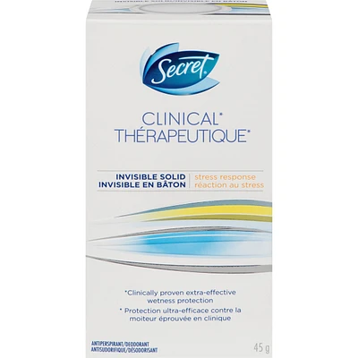 Clinical Strength Invisible Solid Antiperspirant and Deodorant, Stress Response