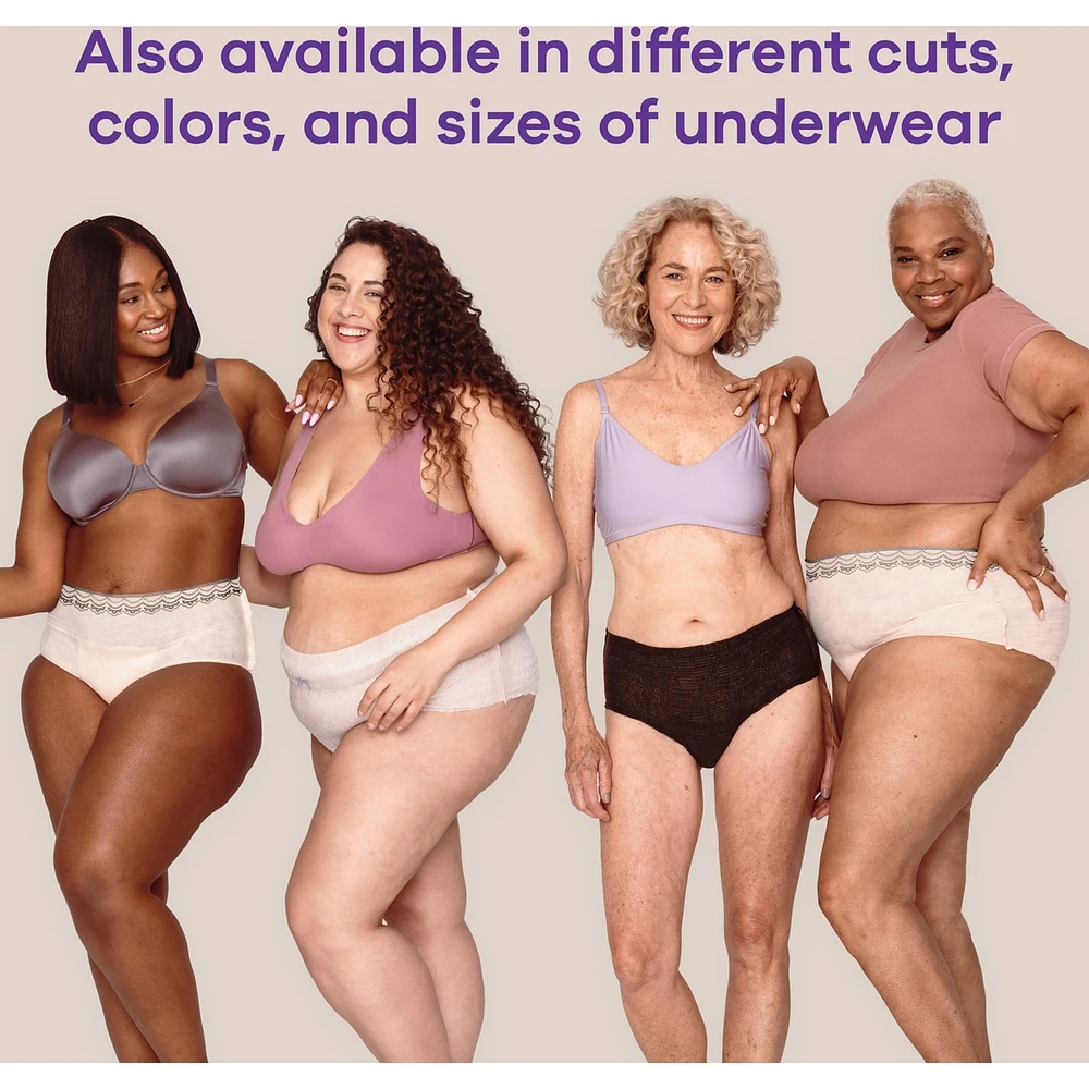 Incontinence Pads for Women and Postpartum Pads, Extra Heavy Long, up to 100% Bladder Leak Protection