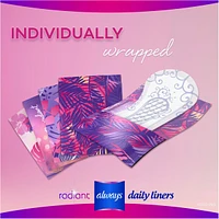 Radiant Daily Liners Regular Absorbency Unscented, 48 Count