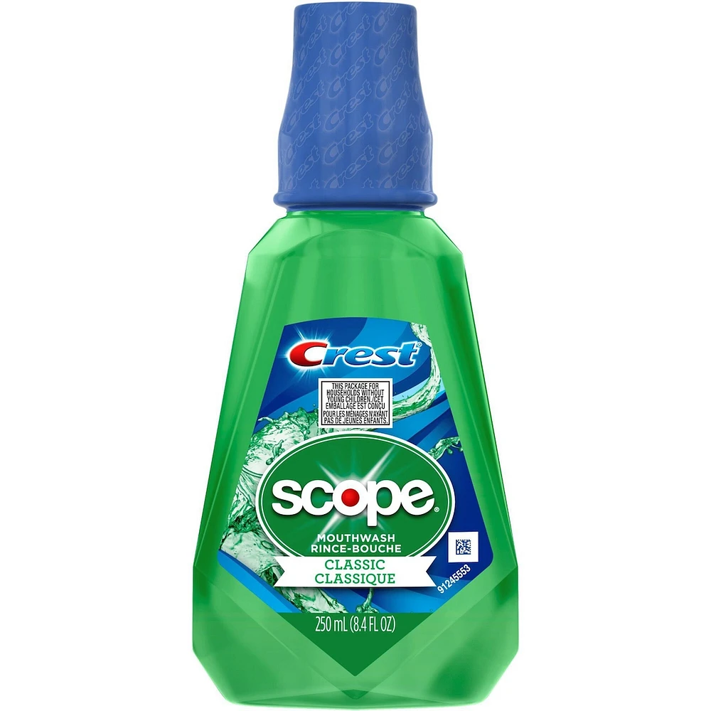 Crest Scope Classic Mouthwash, Original Formula