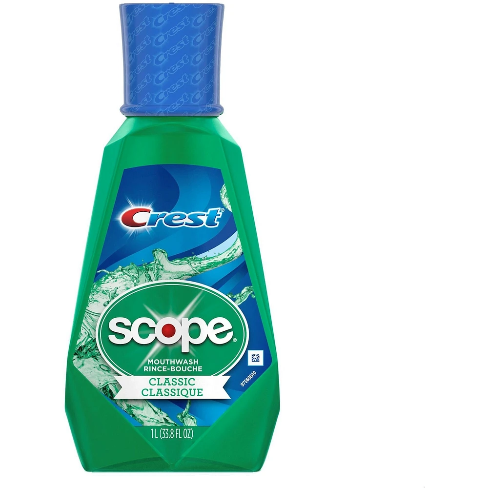 Crest Scope Classic Mouthwash, Original Formula