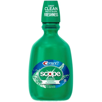 Rince-bouche Crest Scope Classique, Formule originale, 1,5 L