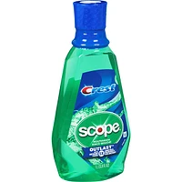 Crest Scope Outlast Mouthwash, Long Lasting Mint,  1 L