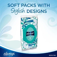 Always Feminine Wipes, Fresh & Clean, Soft Pack, 32 Count