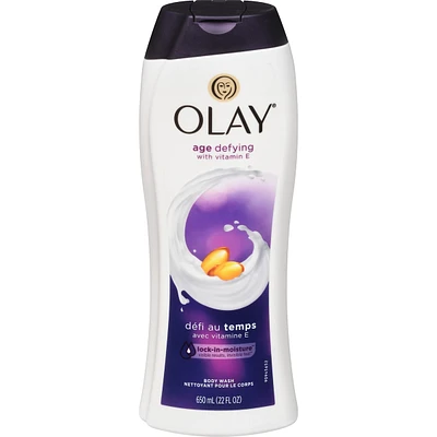 Olay Age Defying Body Wash with Vitamin E, 650 mL