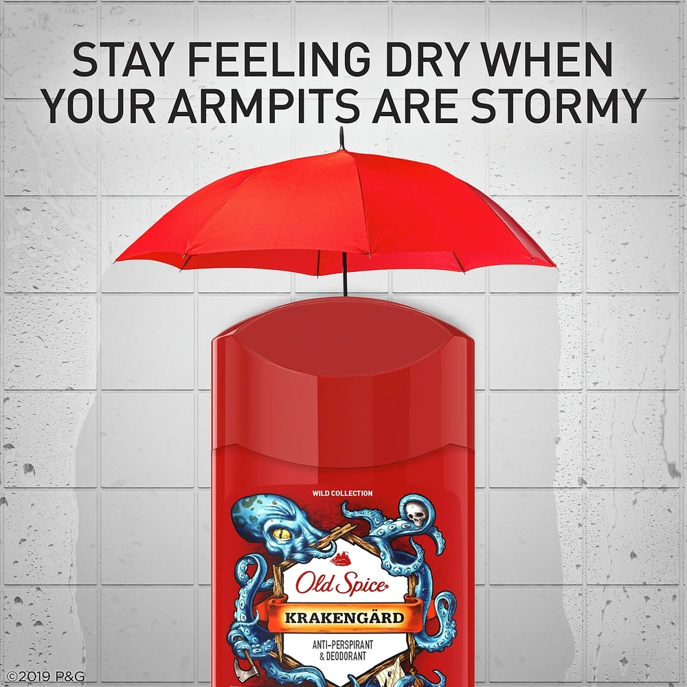 Old Spice Antiperspirant & Deodorant Wild Collection Krakengard, 73g