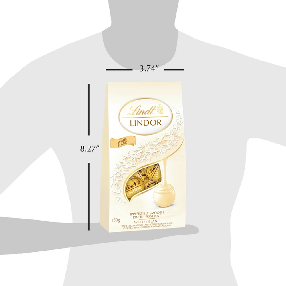 LINDOR Truffes au chocolat blanc Sachet