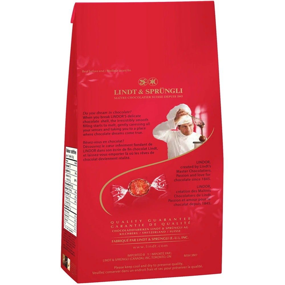 Truffes LINDOR au chocolat au lait de Lindt – Sac 150 g