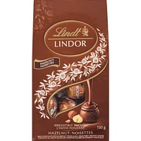 Truffes LINDOR au chocolat au lait et à la noisette  – Sachet
