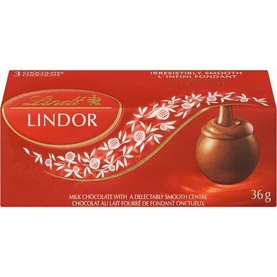 Truffes LINDOR au chocolat au lait – Boîte de trois