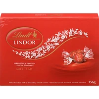 Truffes LINDOR au chocolat au lait Lindt – Boîte 156 g
