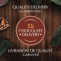 Chocolat au lait et éclats de noisettes fourré de fondant onctueux noisettes