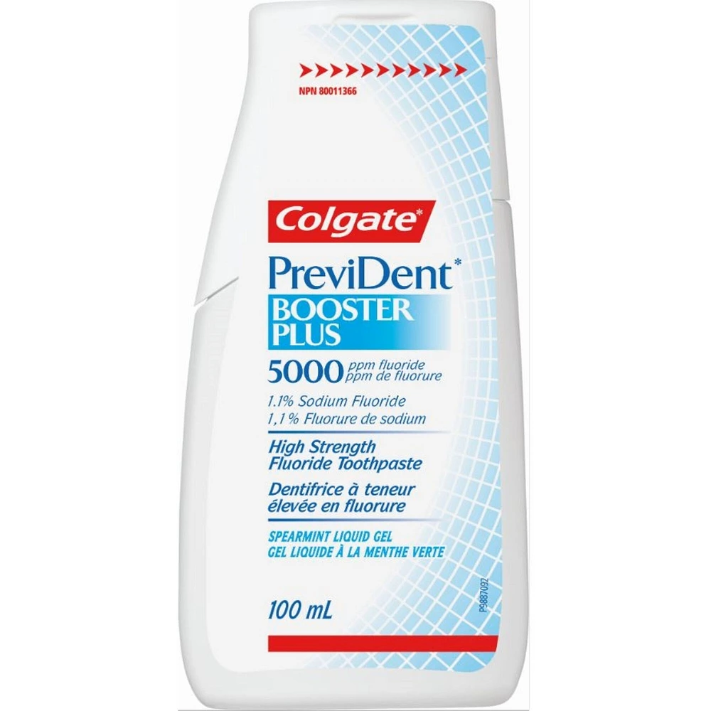 Colgate*PreviDent* Booster PLUS 1.1% Neutral Sodium Fluoride Toothpaste, 100 ml