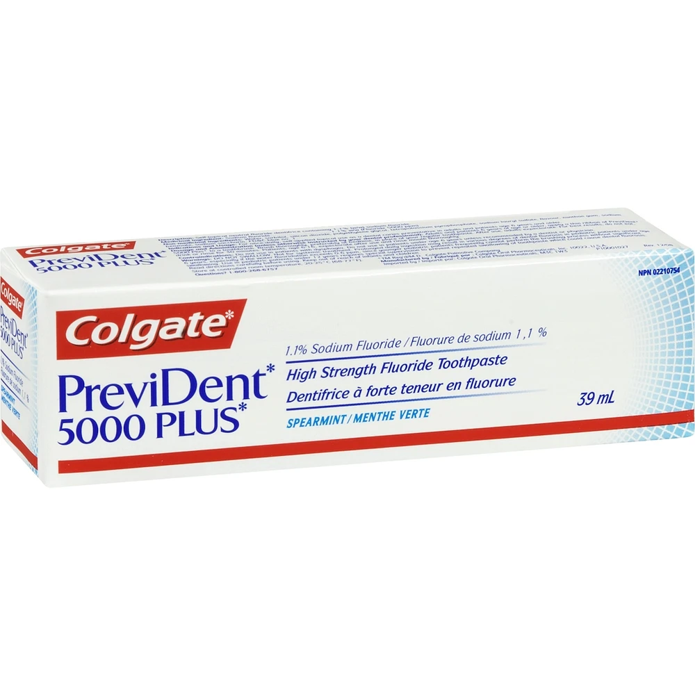 Colgate*PreviDent* Booster Plus 5000 ppm Fluoride Anti Cavity Toothpaste, Mint, 39 ml
