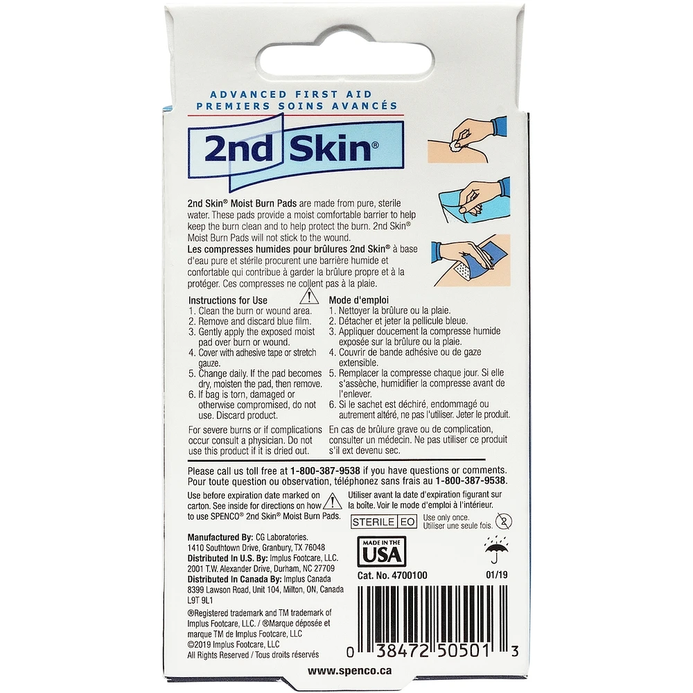 Moist Burn Pads