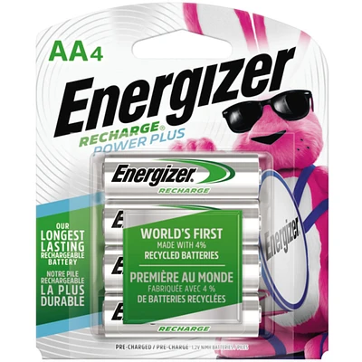 Recharge Power Plus Rechargeable AA Batteries