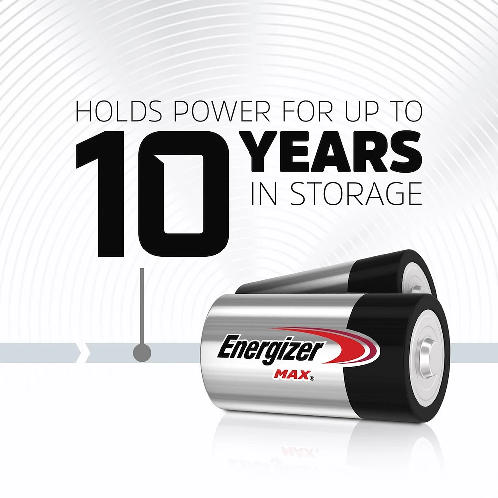 MAX Alkaline D Batteries
