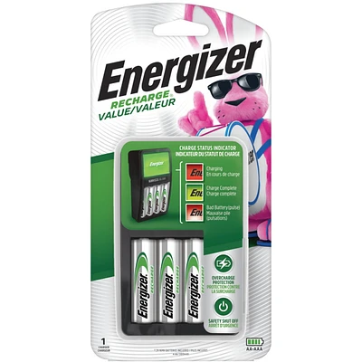 Recharge Value Charger for NiMH Rechargeable AA an