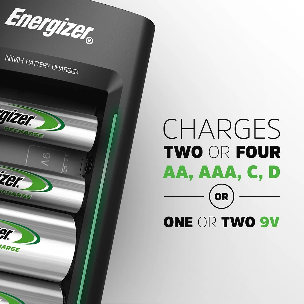 Recharge Value Charger for NiMH Rechargeable AA an