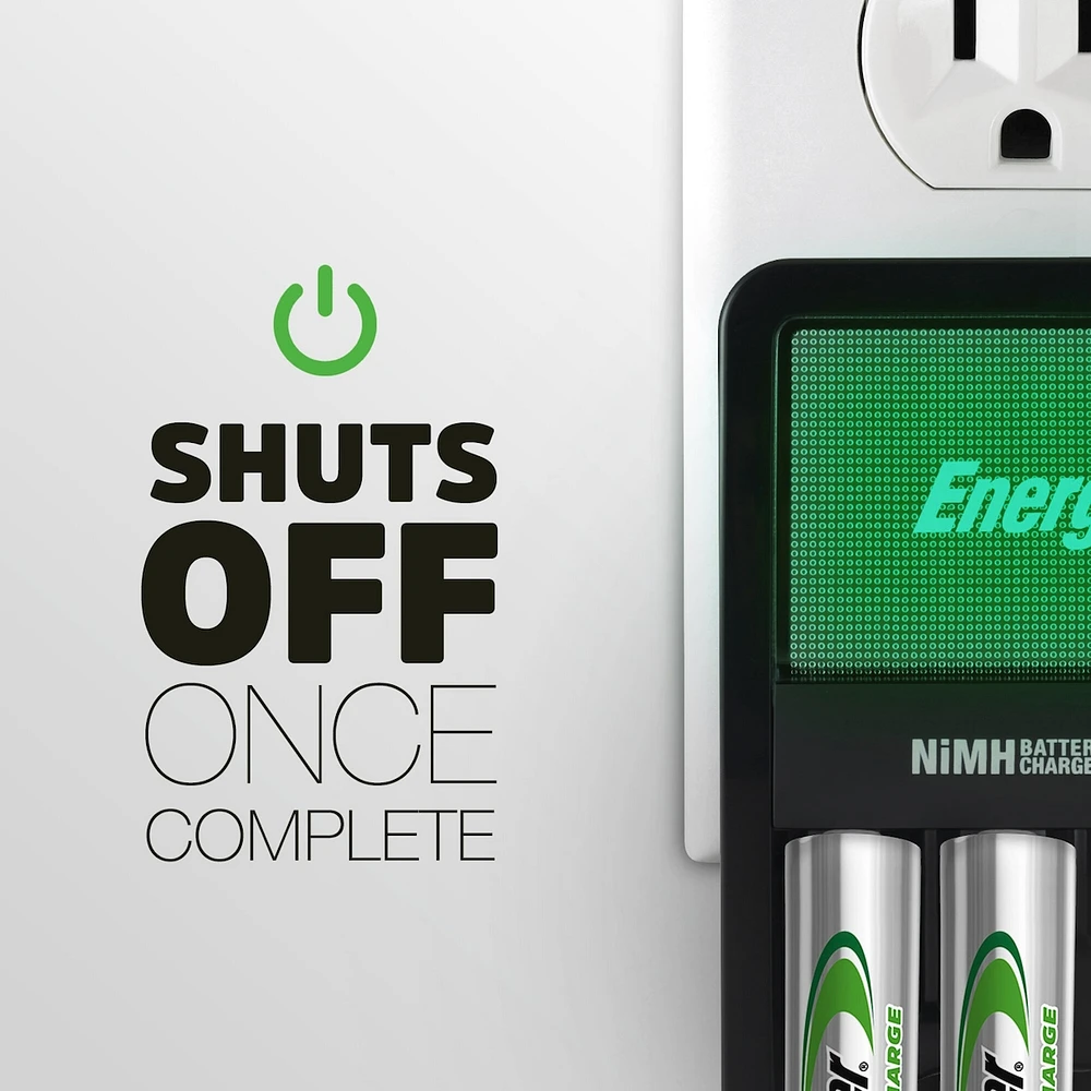 Recharge Value Charger for NiMH Rechargeable AA an