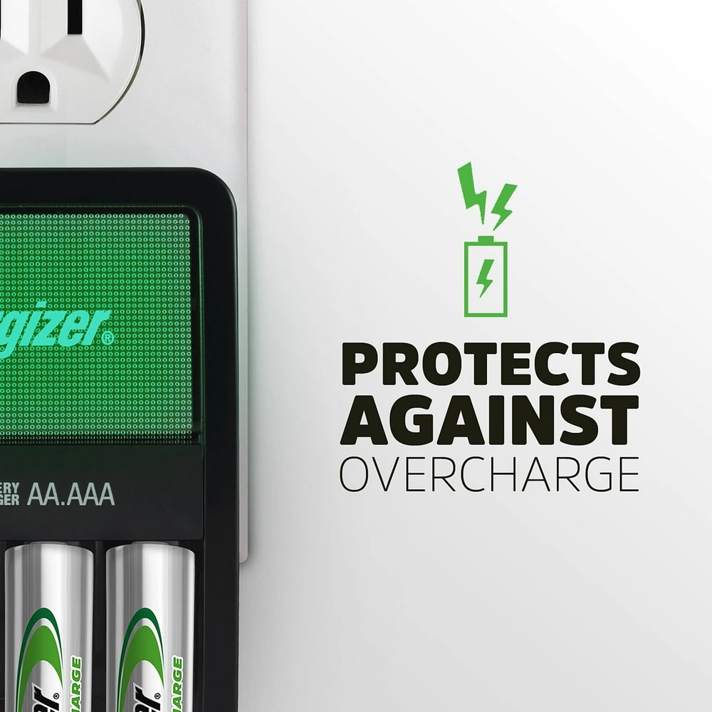 Recharge Value Charger for NiMH Rechargeable AA an
