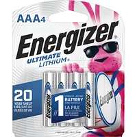 Ultimate Lithium AAA-4 Pack