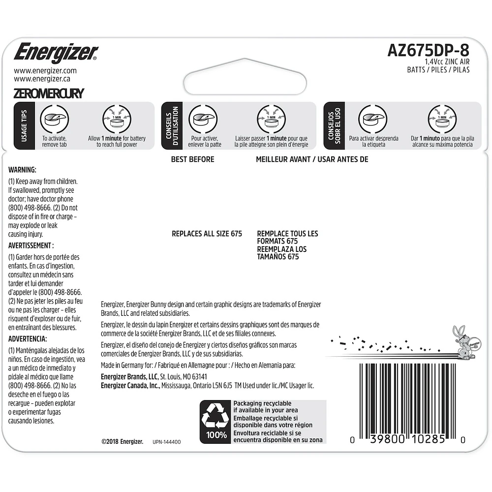 EZ Turn & Lock Size 675, Blue