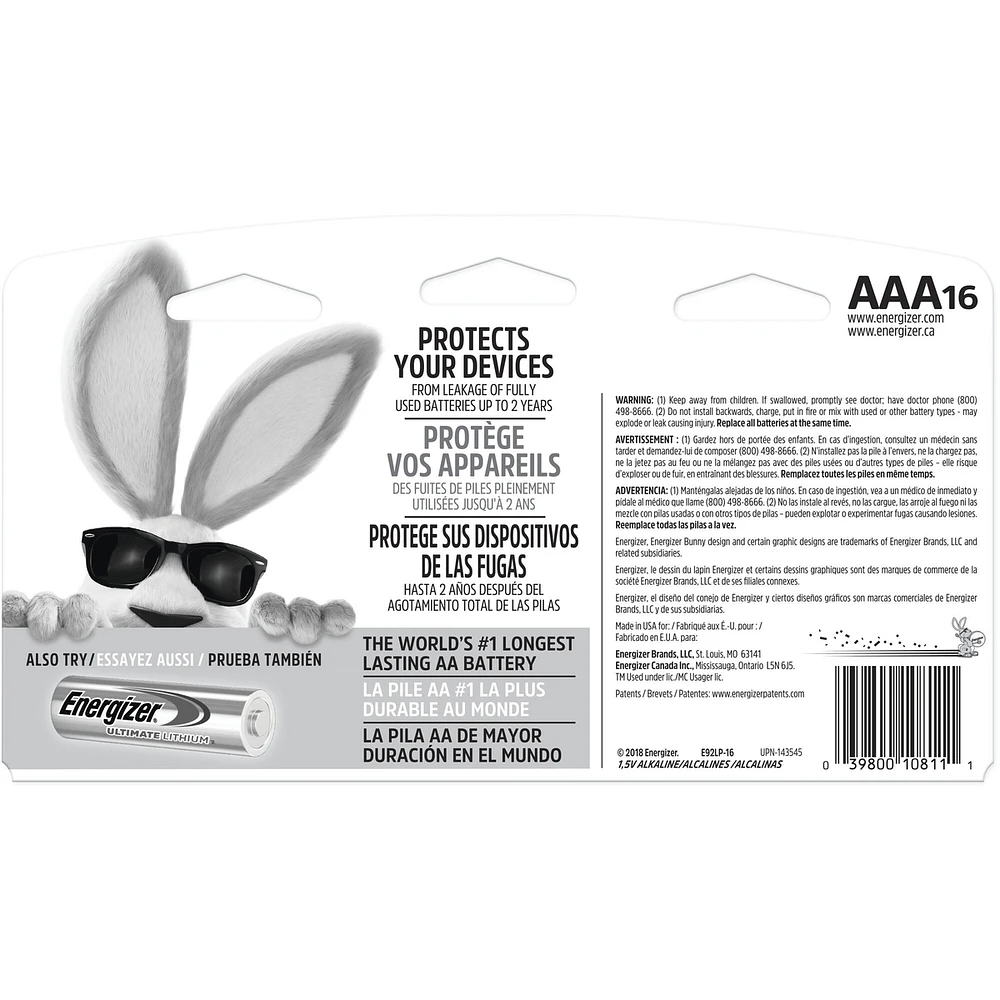 MAX Alkaline AAA Batteries
