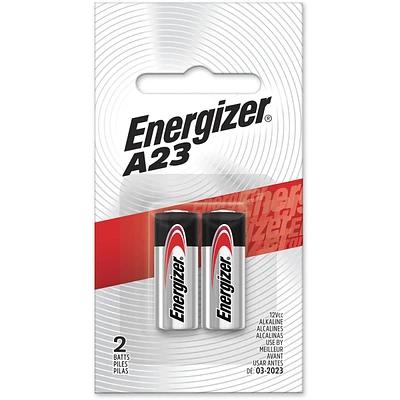 A23 Batteries 2 pack, 12V Miniature Alkaline Specialty Batteries
