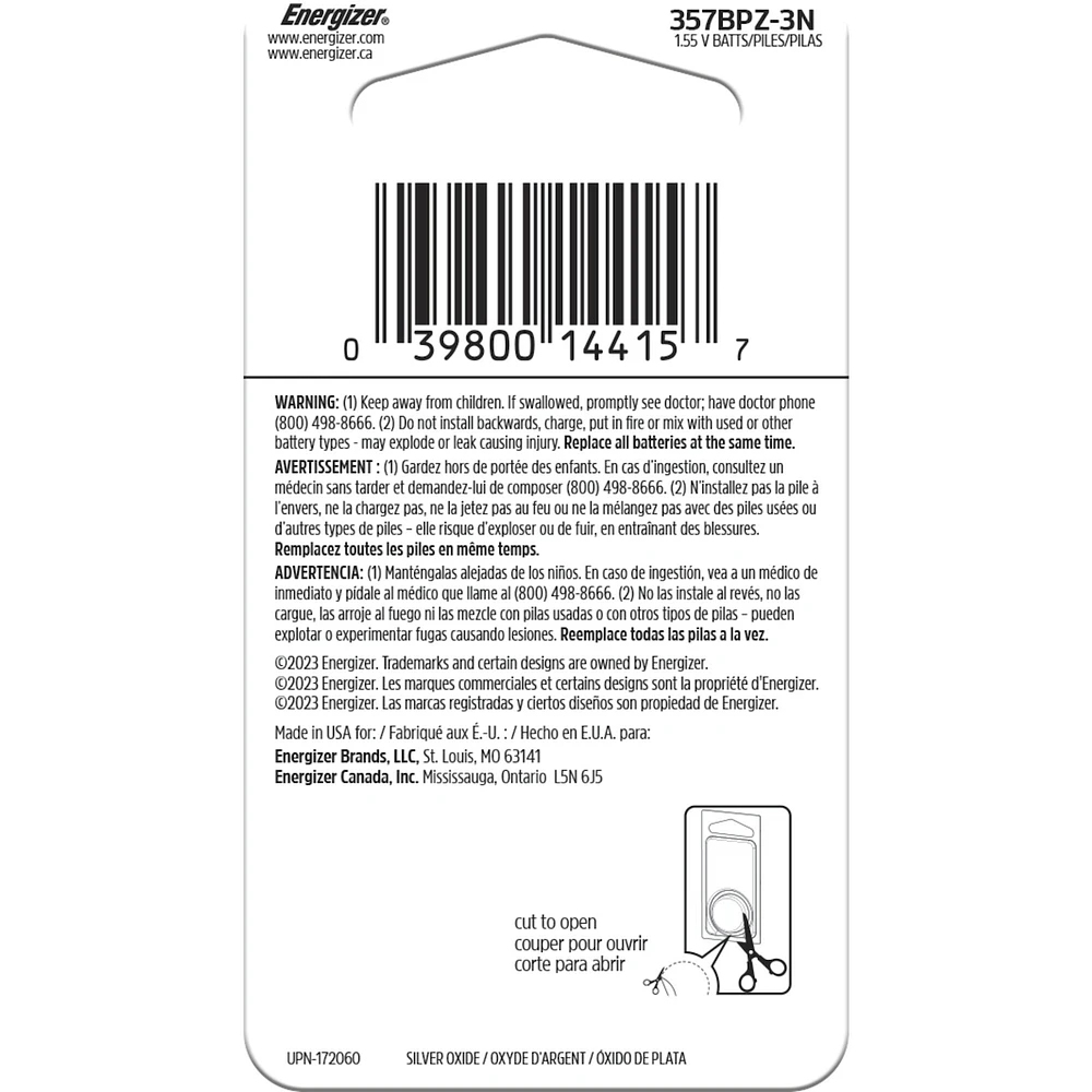 357 3pk Watch Battery